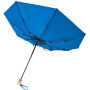 Bo 21” opvouwbare automatische gerecyclede PET paraplu - Process blauw