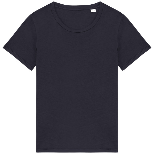 Ecologisch verwassen dames-T-shirt Washed Coal Grey XS