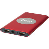 Juice 8000 mAh draadloze powerbank - Rood