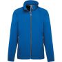 2-laagse herensoftshelljas light royal blue S