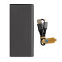 Terra RCS gerecyclede 20W aluminium powerbank 20.000 mAh, grijs