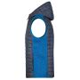 Men's Knitted Hybrid Vest royal melange/anthracite melange S Men's Knitted Hybrid Vest royal melange/anthracite melange S