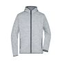 Men's Knitted Fleece Hoody light-melange/carbon 3XL