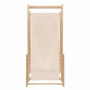 HONOPU - Houten strandstoel - Beige