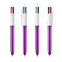 BIC® 4 Colours Shine balpen 4 Colours Shine BP LP Purple_UP white_RI white