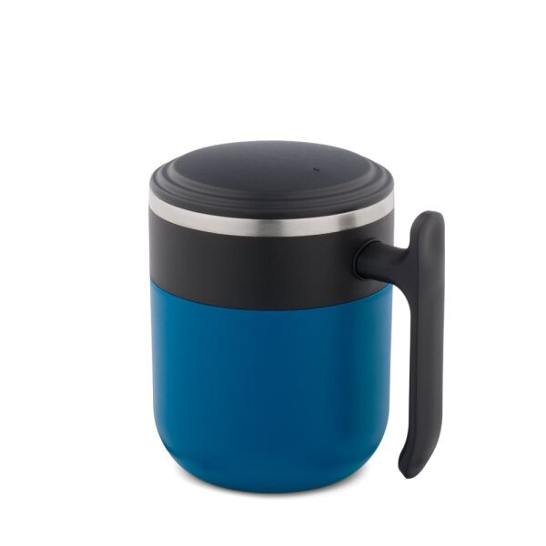 MALDINI. Reismok met roestvrijstalen binnenwand en matte afwerking, 400 mL MALDINI. Reismok met roestvrijstalen binnenwand en matte afwerking, 400 mL