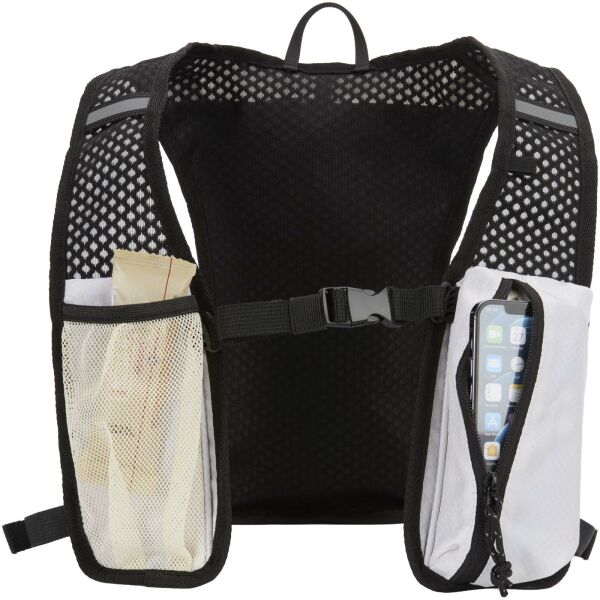 Nomad GRS gerecycled hardloopvest met hydratatiepack 5 l - Zandsteen Nomad GRS gerecycled hardloopvest met hydratatiepack 5 l - Zandsteen