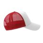RAPPER COTTON-S, WHITE/RED, One size, ATLANTIS HEADWEAR