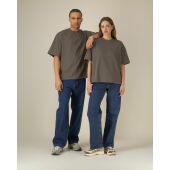 Asher - Boxy uniseks T-shirt van stevige stof - 3XL
