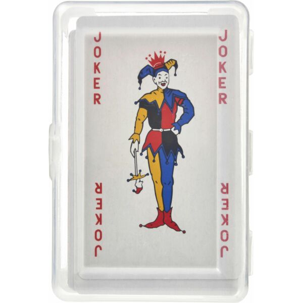 PET hoesje met speelkaarten Victoria