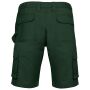 Eco-friendly heren bermuda met meerdere zakken Forest Green 5XL