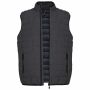 Men’s lightweight sleeveless down jacket marl dark grey XXL