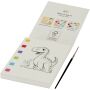 Quell kleurboek en waterpenseelset - Wit
