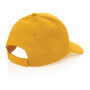 Impact AWARE™  6 panel 190gr gerecycled katoenen cap, geel