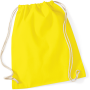 Katoenen gymtas Yellow One Size