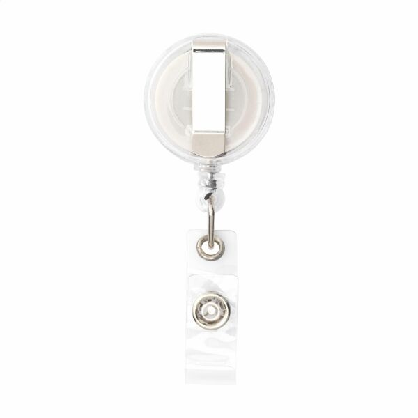 BadgeClip Badgehalter - transparent weiß BadgeClip Badgehalter - transparent weiß