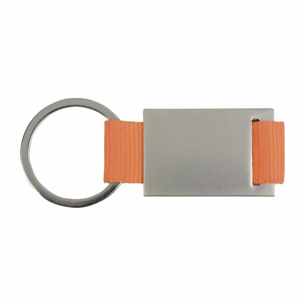 Metalen sleutelhanger Tondoe | Nylon | 8,7×3,5×5cm | In geschenkdoos | Oranje Metalen sleutelhanger Tondoe | Nylon | 8,7×3,5×5cm | In geschenkdoos | Oranje
