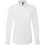 Ladies Supreme Long Sleeve Oxford Shirt, White, XXS, Premier