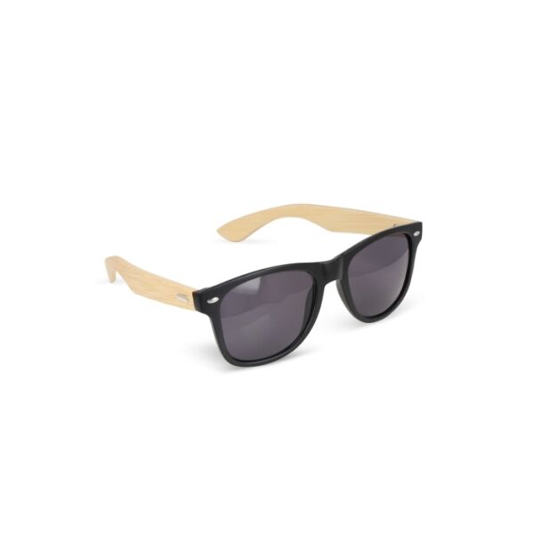 Justin RPC zonnebril met bamboe UV400 - Zwart