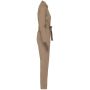 Ecologische verwassen jumpsuit dames washed wet sand 40
