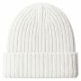 Gebreide muts, 15% Merino wol - Gebroken wit