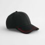 MATCH DAY CAP, BLACK/RED, One size, BEECHFIELD