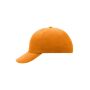 6 Panel Raver Cap orange