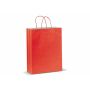 Draagtas papier groot 120g/m² - Rood