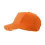 RECY FIVE PIPING, ORANGE/WHITE, One size, ATLANTIS HEADWEAR