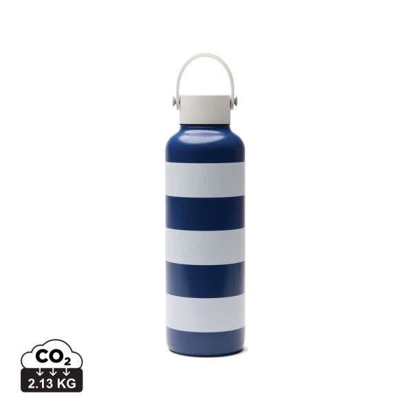 VINGA Lagoa RCS SS fles 600 ml, donkerblauw, wit VINGA Lagoa RCS SS fles 600 ml, donkerblauw, wit