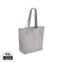 Impact Aware™ re-canvas shopper met vakje 240gsm ongeverfd, grijs