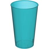 Transparant aqua blauw