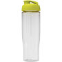 H2O Active® Tempo 700 ml sportfles met flipcapdeksel - Transparant/Lime
