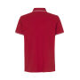Contrast poloshirt | stretch - Rood, 4XL Contrast poloshirt | stretch - Rood, 4XL