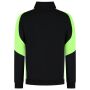 Sweatvest Bicolor Redefined Dames 306122 Black-Lime 3XL
