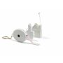 PE 2-in-1 sleutelhanger Nassir wit