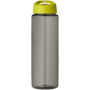H2O Active® Eco Vibe 850 ml drinkfles met tuitdeksel - Charcoal/Lime