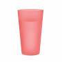 FESTA LARGE - Herbruikbare event beker 500ml - Transparant Rood