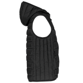 Bodywarmer met capuchon kids Black 6/8 jaar
