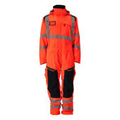 hi-vis rood/donkerantraciet