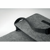 BAGLO - Vilten laptoptas van RPET - Grijs