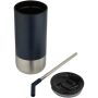 Grayson 480 ml RCS recycled insulated tumbler with straw - Navy