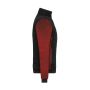 Ladies' Padded Hybrid Jacket black/red-melange S