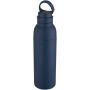 Illuminate 650 ml RCS gerecyclede roestvrijstalen dubbelwandige geïsoleerde waterfles - Marineblauw Illuminate 650 ml RCS gerecyclede roestvrijstalen dubbelwandige geïsoleerde waterfles - Marineblauw