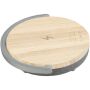 Prixton 4-in-1 Bluetooth®-speaker van 10 W met ledverlichting en draadloos oplaadstation - Hout