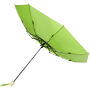 Birgit 21'' opvouwbare windproof gerecyclede PET-paraplu - Limegroen