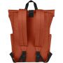 Byron 15,6" rugzak van GRS RPET met opgerolde bovenkant 18 L - Brick