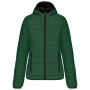 Ladies' lightweight hooded padded jacket Forest Green XXL
