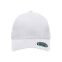 6 Panel Elastic Fit Baseball Cap white S/M