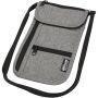 Ross GRS recycled smart travel pouch - Heather grey
